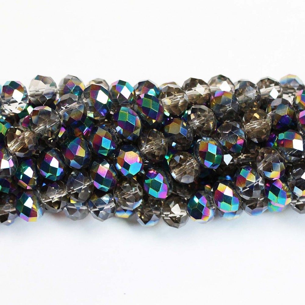 Glass crystals 8x6mm