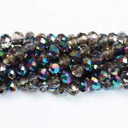 Glass crystals 8x6mm