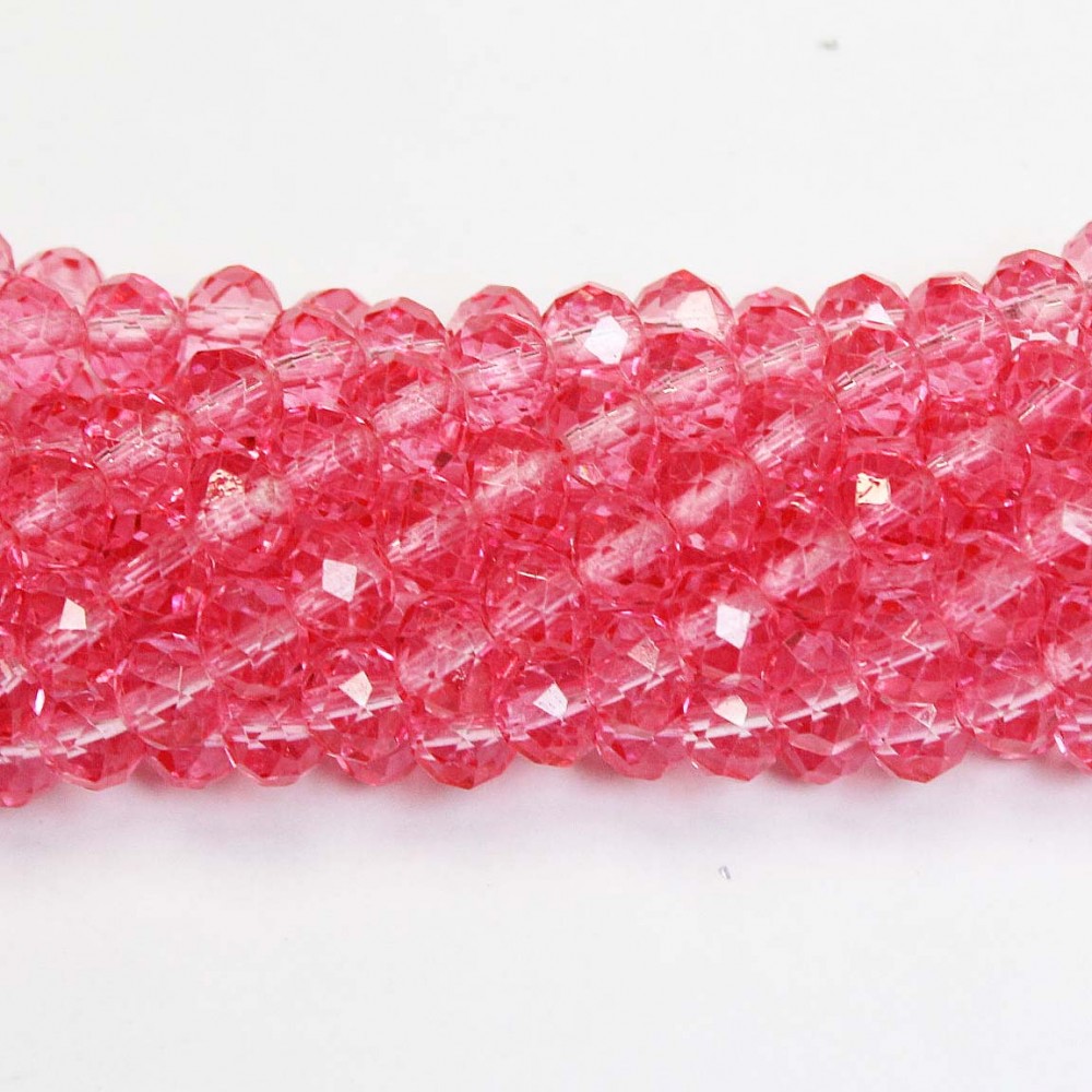 Glass crystals 8x6mm