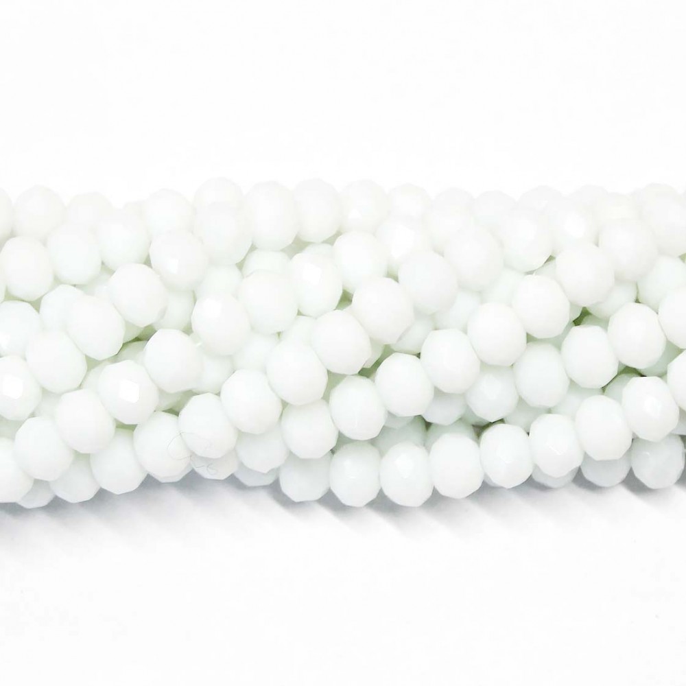 Glass crystals 8x6mm