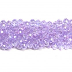 Glass crystals 8x6mm