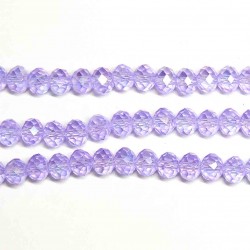 Glass crystals 8x6mm