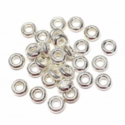 Silver spacer 8x3mm 1pcs. (F13S2005)