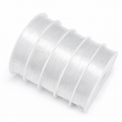 Elastic silicone thread 0,7mmx5m 5 pcs (07055)