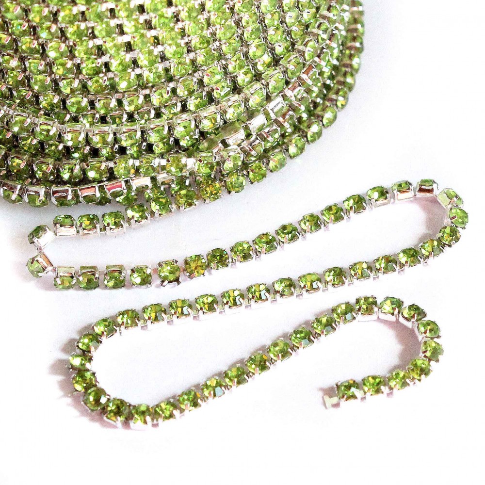 Rhinestone chain 2mmx1m (LK02023)