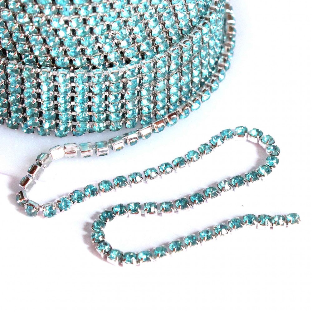 Rhinestone chain 2mmx1m (LK02028)