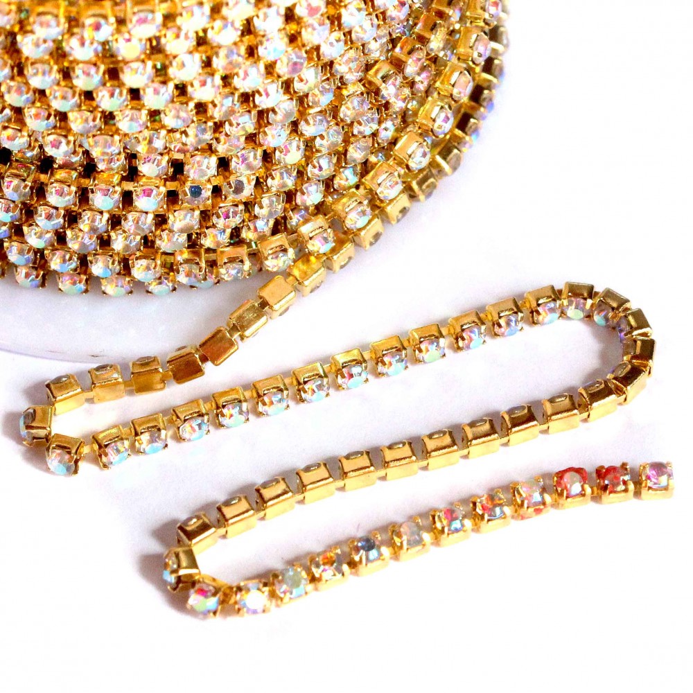 Rhinestone chain 3mmx1m (LK03003)