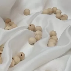 Wood beads 13 mm 100pcs.(W00000)