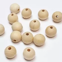 Wood beads 17mm 50 pcs.(W00001)
