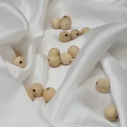 Wood beads 17mm 50 pcs.(W00001)