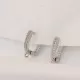 Earring fittings Lux 16x3mm 2pcs. (F02L1401) Earring fittings Lux 16x3mm 2pcs. (F02L1401)