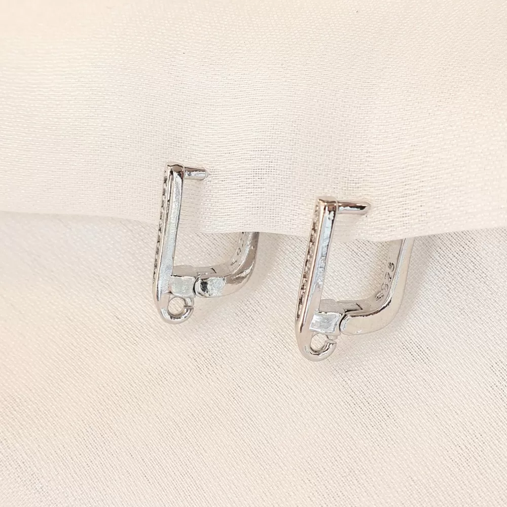 Earring fittings Lux 16x3mm 2pcs. (F02L1401) Earring fittings Lux 16x3mm 2pcs. (F02L1401)