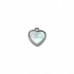 Nacre Pendant  Lux 10x10mm 1pcs. (F12L1067)