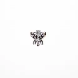 Pendant with zircons Lux 15x15mm 1pcs. (F12L1068) 