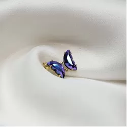 Pendant with zircons Lux 17x22mm 1pcs. (F12L3102) 