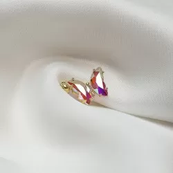 Pendant with zircons Lux 17x22mm 1pcs. (F12L3103) 