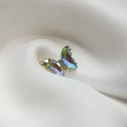 Pendant with zircons Lux 17x22mm 1pcs. (F12L3105) 