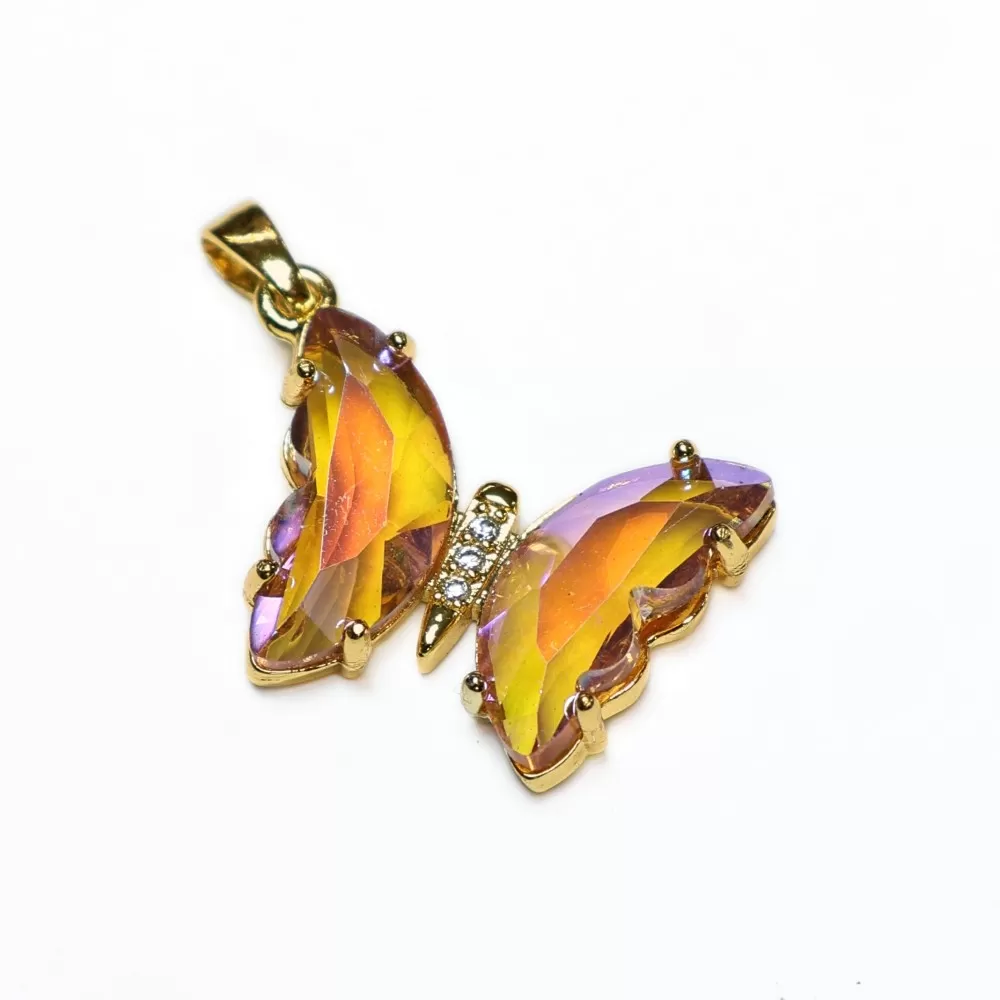 Pendant with zircons Lux 17x22mm 1pcs. (F12L3106) Pendant with zircons Lux 17x22mm 1pcs. (F12L3106)