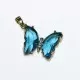 Pendant with zircons Lux 17x22mm 1pcs. (F12L3108) 