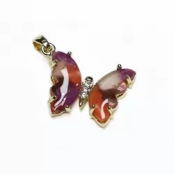 Pendant with zircons Lux 17x22mm 1pcs. (F12L3109) 