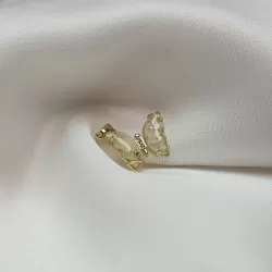 Pendant with zircons Lux 17x22mm 1pcs. (F12L3111) 