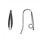 Stainless steel earrings 20x11mm 2pcs. (F02N1031) 