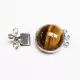 Clasp-Tiger's Eye 26x18mm 1pcs. (F01D1000)