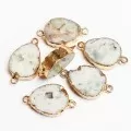 Spacers with natural stones