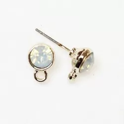 Earring fittings 10x7mm 2pcs. (F02A4034)