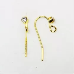 Earring fittings 11x3mm 2pcs. (F02A3000)