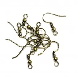 Earring fittings 19x0,5mm 10pcs. (F02M6005)