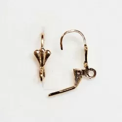 Earring fittings 17x6mm 2pcs. (F02M4002)