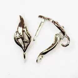 Earring fittings 17x7mm 2pcs. (F02M1009)