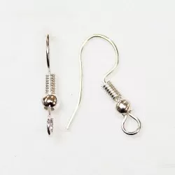 Earring fittings 20x0,5mm 10pcs. (F02M2001)