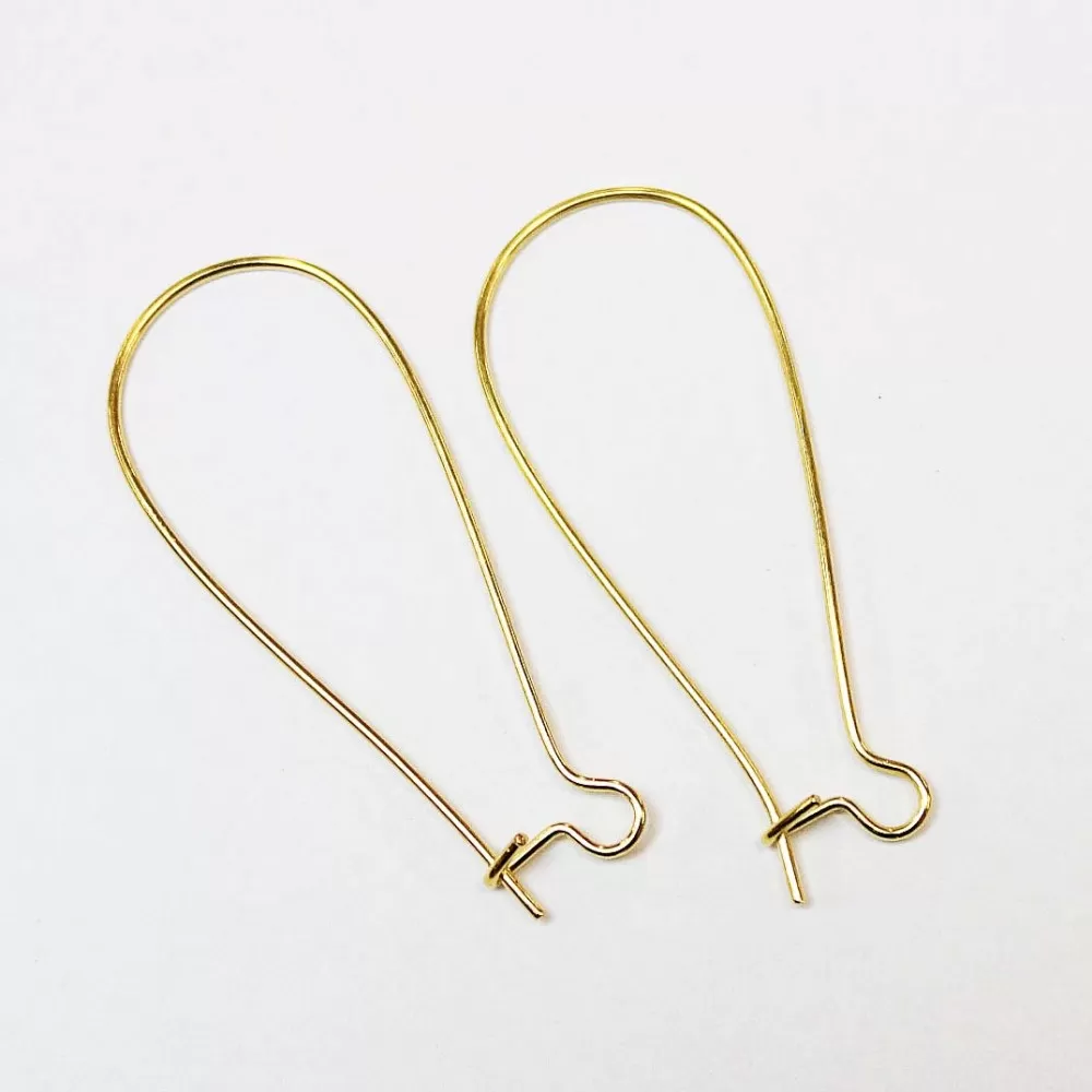 Earring fittings 37x0,5mm 2pcs. (F02M3004) Earring fittings 37x0,5mm 2pcs. (F02M3004)