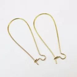 Earring fittings 37x0,5mm 2pcs. (F02M3004)