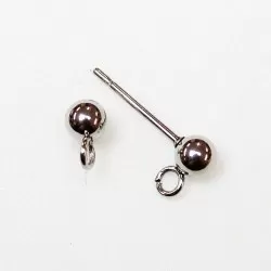 Earring fittings 7x4mm 2pcs. (F02M1001)