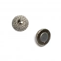Clasp with zircons Lux 17x12mm 1pcs. (F01L1001) 