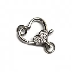 Clasp with zircons Lux 20x14mm 1pcs. (F01L1003) 