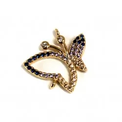 Spacer with zircons Lux 17x17mm 1pcs. (F13L3000) 