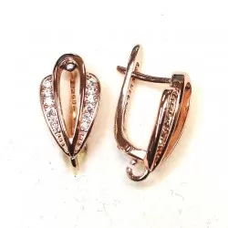 Earring fittings Lux 17x9mm 2pcs. (F02L4151)