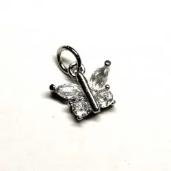 Pendant with zircons Lux 12x10mm 1pcs. (F12L1057) 