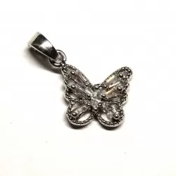 Pendant with zircons Lux 20x12mm 1pcs. (F12L1059)