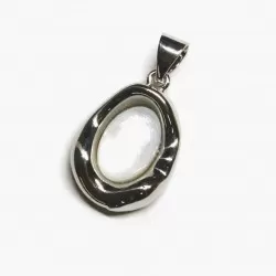 Pendant with zircons Lux 22x12mm 1pcs. (F12L1062)