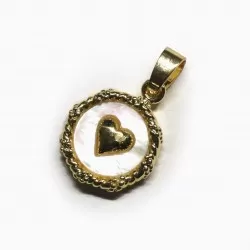 Nacre Pendant Lux 20x12mm 1pcs. (F12L3082) 