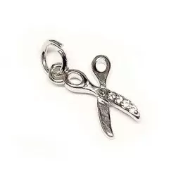 Pendant with zircons Lux 17x8mm 1pcs. (F12L1044)