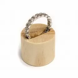 Adjustable ring with zircons Lux (F90L1103)