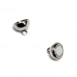 Magnetic stainless steel clasp 10x17mm 1pcs. (F01N1021)