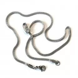Stainless steel chain with clasp 2,5mm (KN1012) 