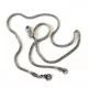 Stainless steel chain with clasp 2,5mm (KN1012) 